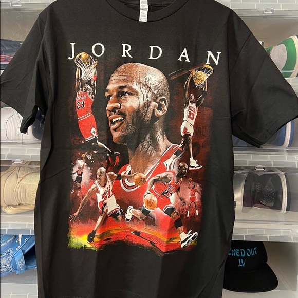 jordan Vintage Style Mens Tee - Picture 4 of 5
